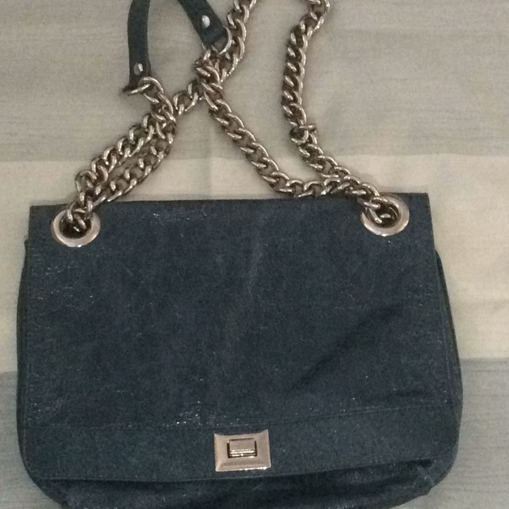 Nordstrom distressed leather chain bag